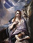 Unknown The Magdalene By El Greco painting